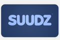 SUUDZ logo on a blue background